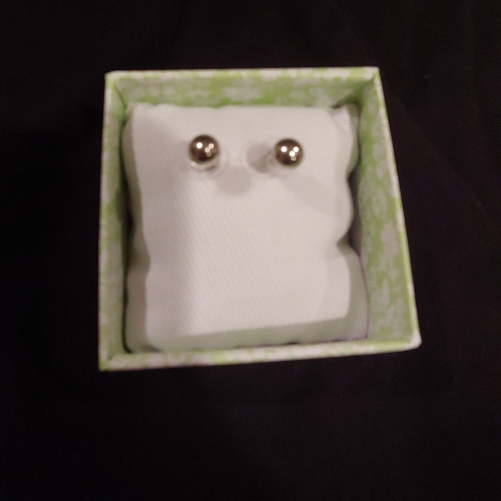 Silver earrings